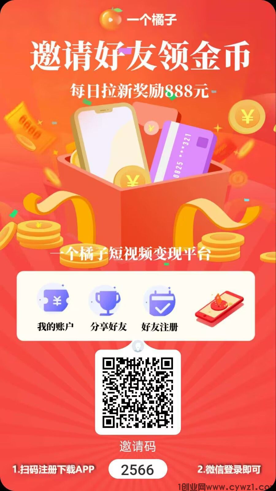 一个桔子高扶持，自动全网滑落团队