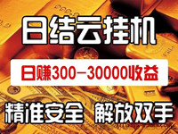 广告自动挂机项目，手机电脑均可，日收300~2000元
